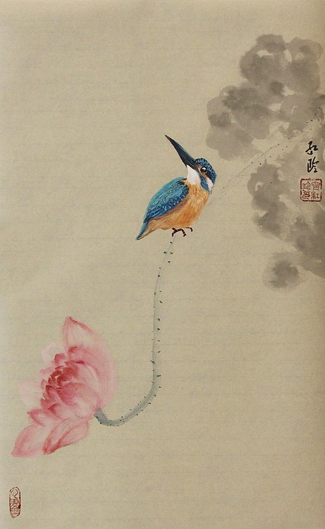 中国翰墨书画院理事 齐红玲 花鸟