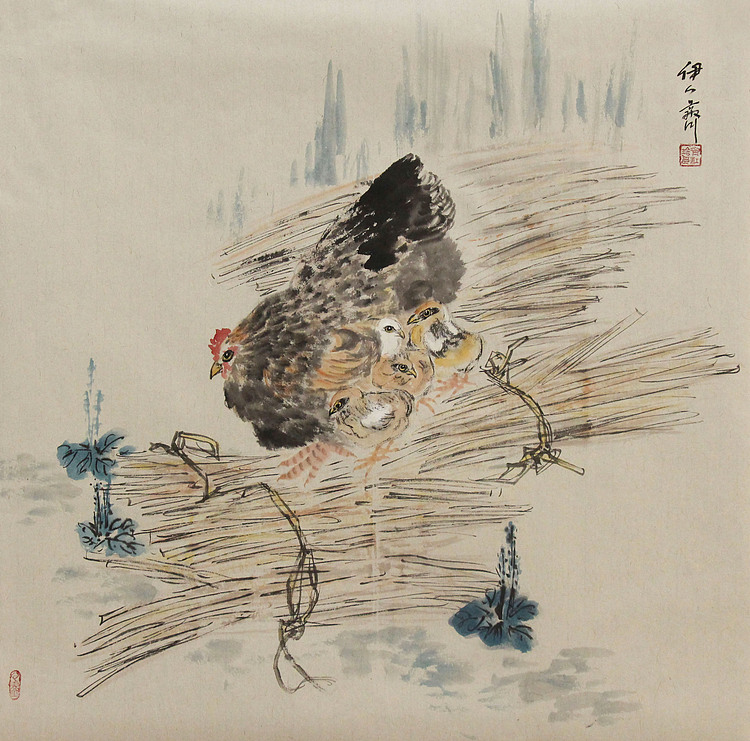 中国翰墨书画院理事 齐红玲 花鸟