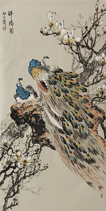 中国翰墨书画院理事 齐红玲 花鸟