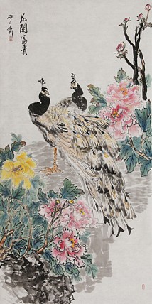 中国翰墨书画院理事 齐红玲 花鸟