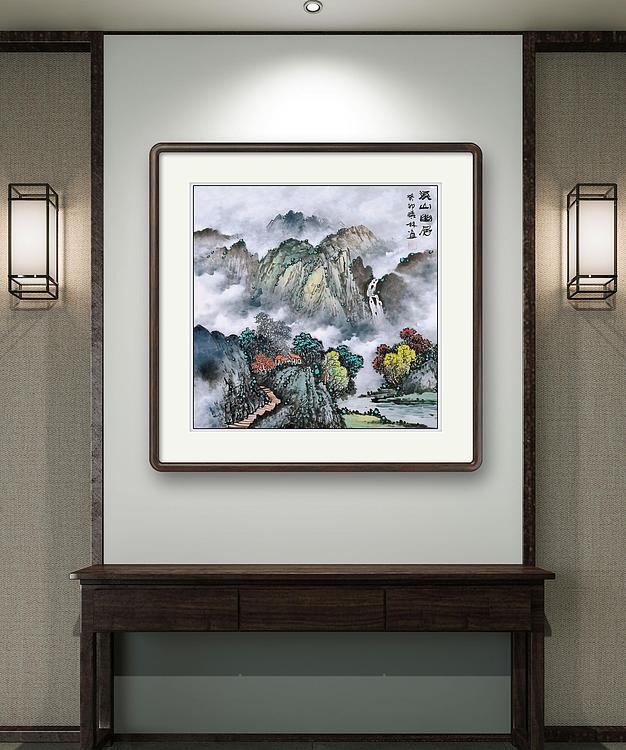 高晓林 （4244）江苏省美协会员，国家一级美术师，四尺斗方山水