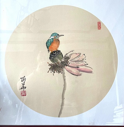 胡春红 荷塘秋色
