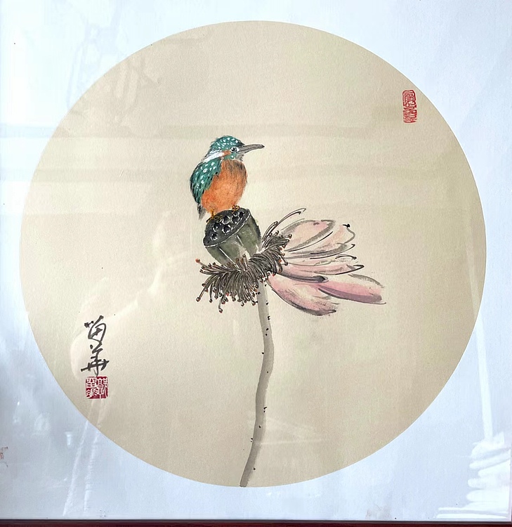 胡春红 荷塘秋色