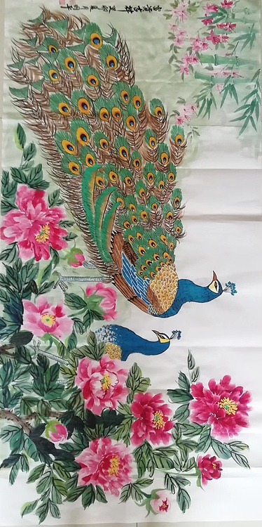 贺国平 国画（富贵吉祥）