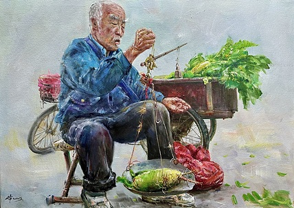 梁峰 卖菜的老张