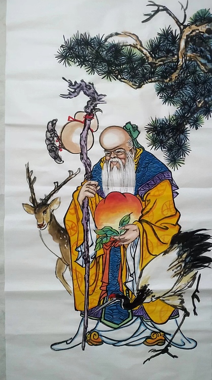 高兴 松鹤延年