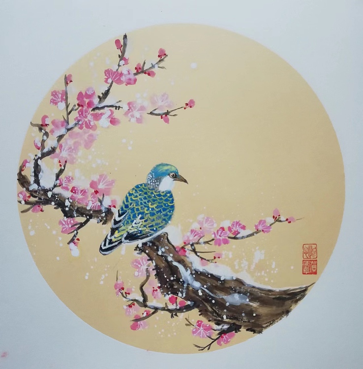 贺国平 国画（花鸟）
