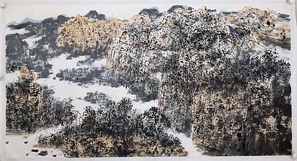 邵宝文    中国美术家协会会员   托裱