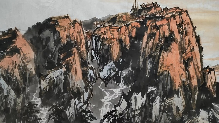 中国青年美术家协会会员 李延生 中华泰山01