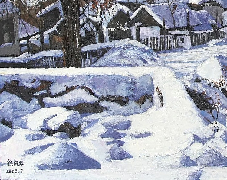 徐风华 核伙沟雪景系列之十一