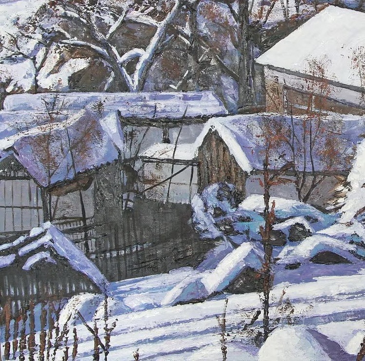 徐风华 核伙沟雪景系列之九