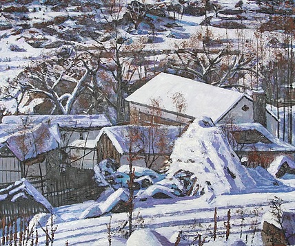 徐风华 核伙沟雪景系列之九