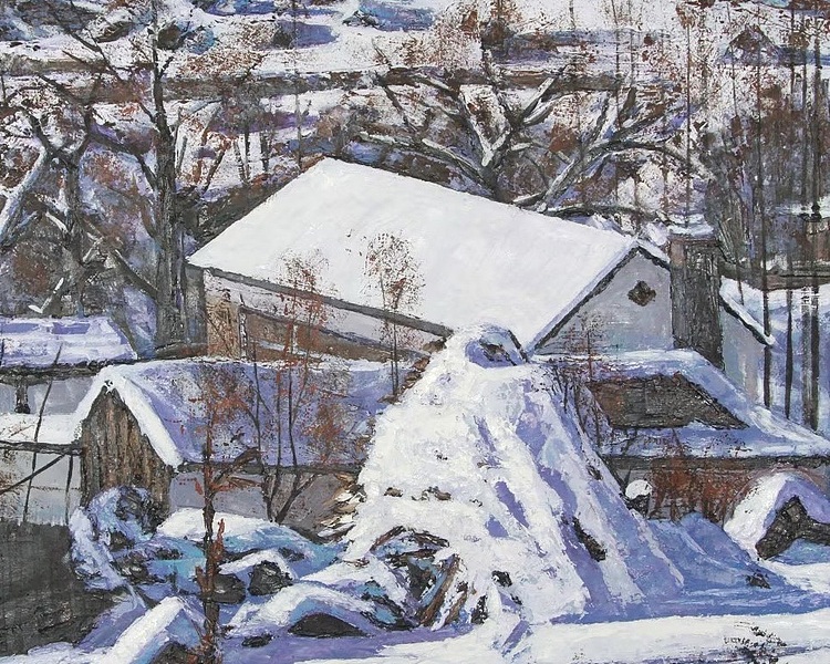 徐风华 核伙沟雪景系列之九