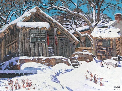 徐风华 核伙沟雪景系列之十