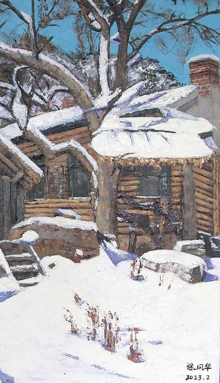 徐风华 核伙沟雪景系列之十