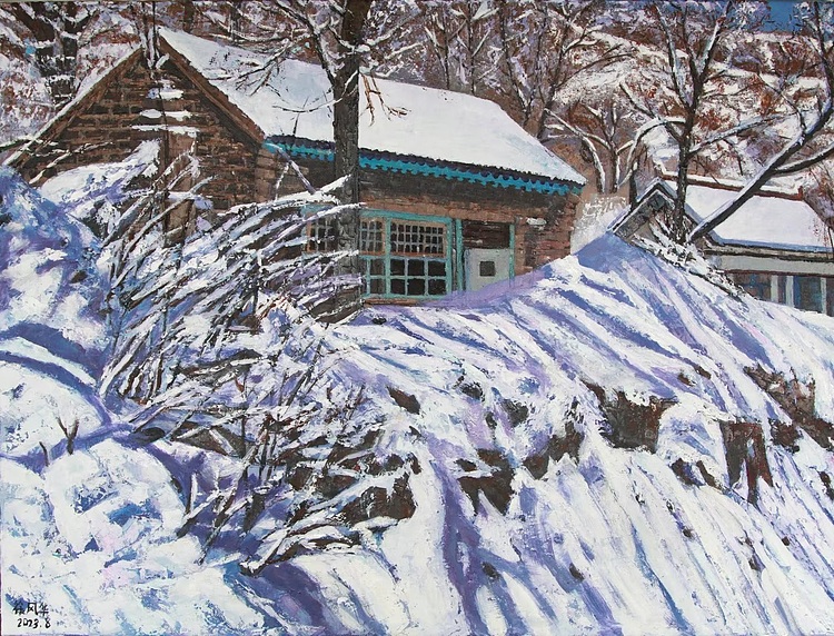 徐风华 核伙沟雪景系列之十二