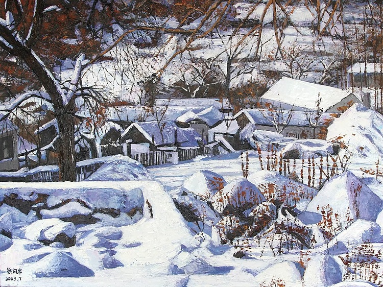 徐风华 核伙沟雪景系列之十一