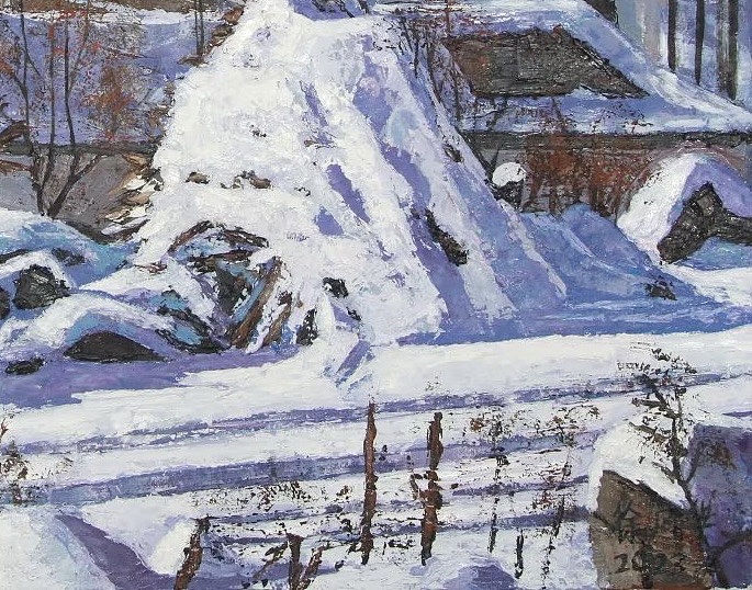 徐风华 核伙沟雪景系列之九