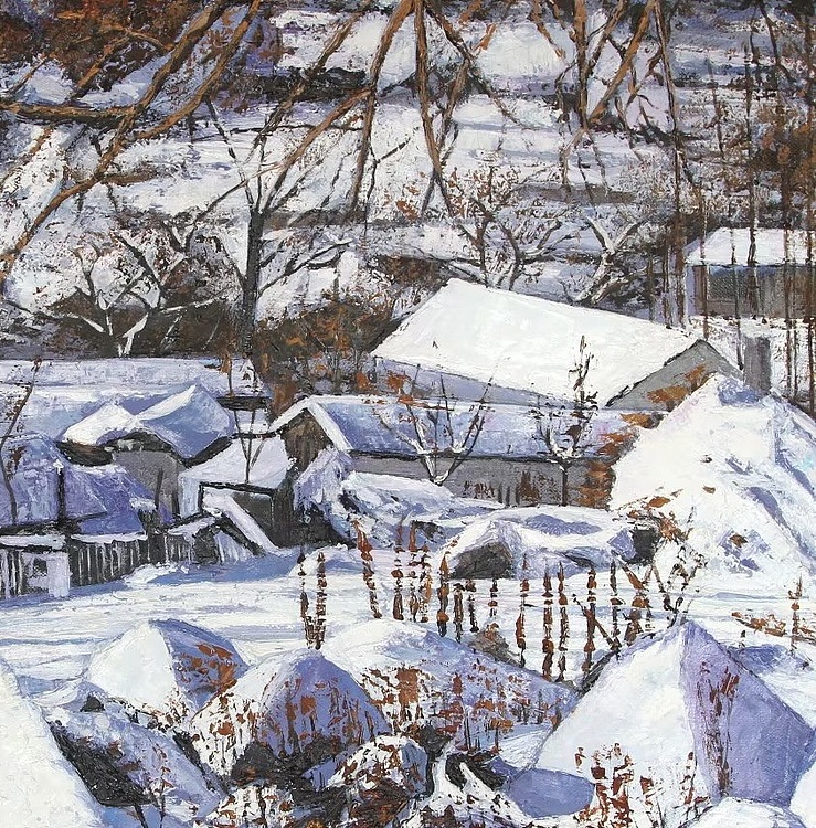 徐风华 核伙沟雪景系列之十一