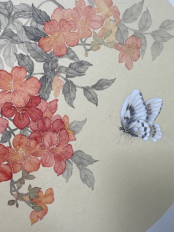 沈凌君 凌霄花