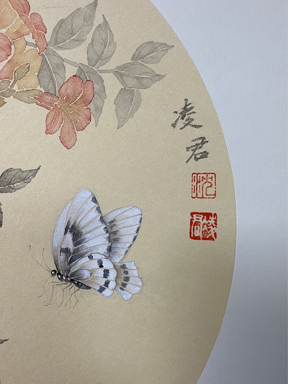 沈凌君 凌霄花