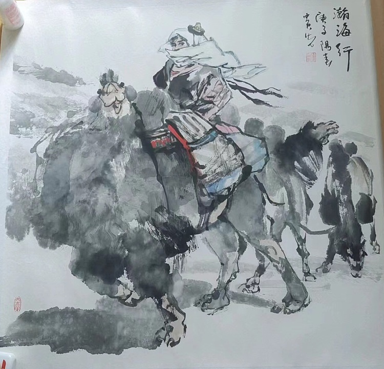 中美协会员，新疆名家马贵先