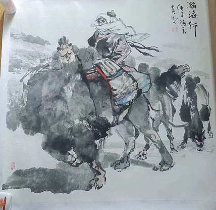 中美协会员，新疆名家马贵先
