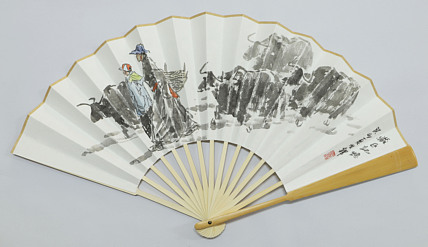 中国美术家协会会员 沈世铎 人物国画作品（带合影）