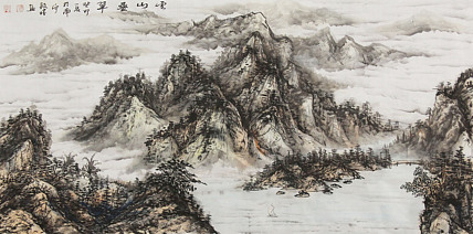 漳州市美协会员国画&mdash;黄教胜