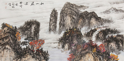 漳州市美协会员国画&mdash;黄教胜