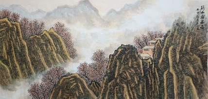 扬州中山书画院特聘画家 国家一级美术师 巫世林 精品山水