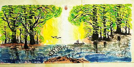 江秋月 南国风光110 &times; 50