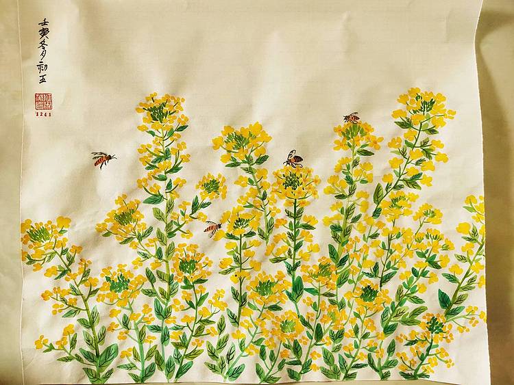 江秋月 油菜花香 