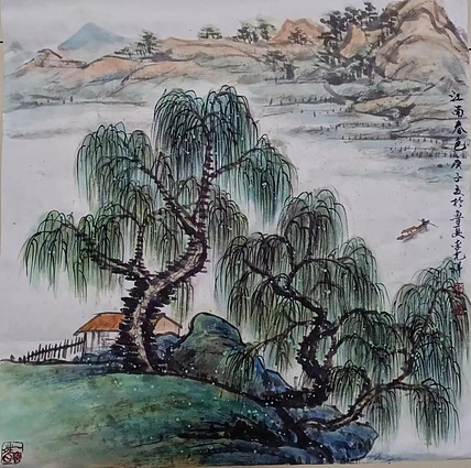 翱翔 江南春色