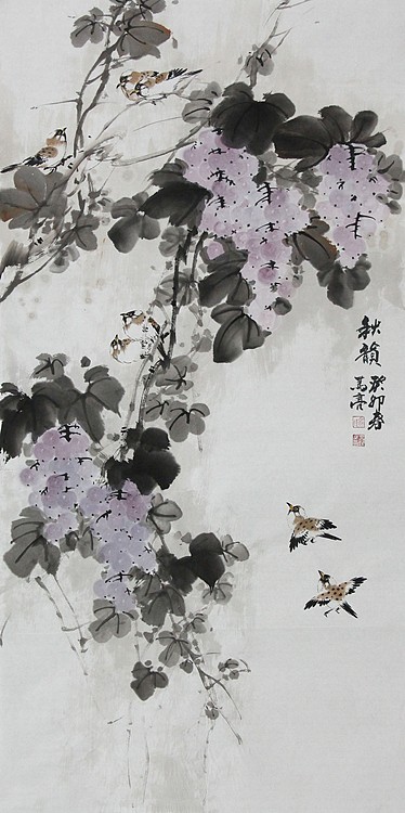 中国花鸟画主题性创作研究会副会长兼秘书长 北京市美协会员 马亮