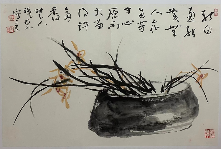 中国美术家协会会员,花鸟名家,潘晓云