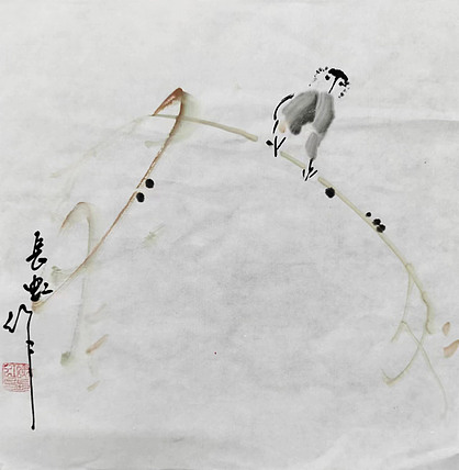 中国国画家协会理事 著名艺术家 谢长虹 花鸟画作品