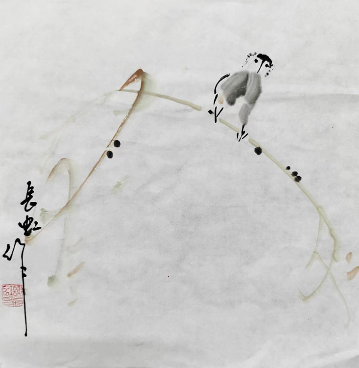 中国国画家协会理事 著名艺术家 谢长虹 花鸟画作品