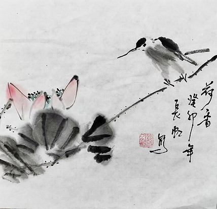 中国国画家协会理事 著名艺术家 谢长虹 花鸟画作品