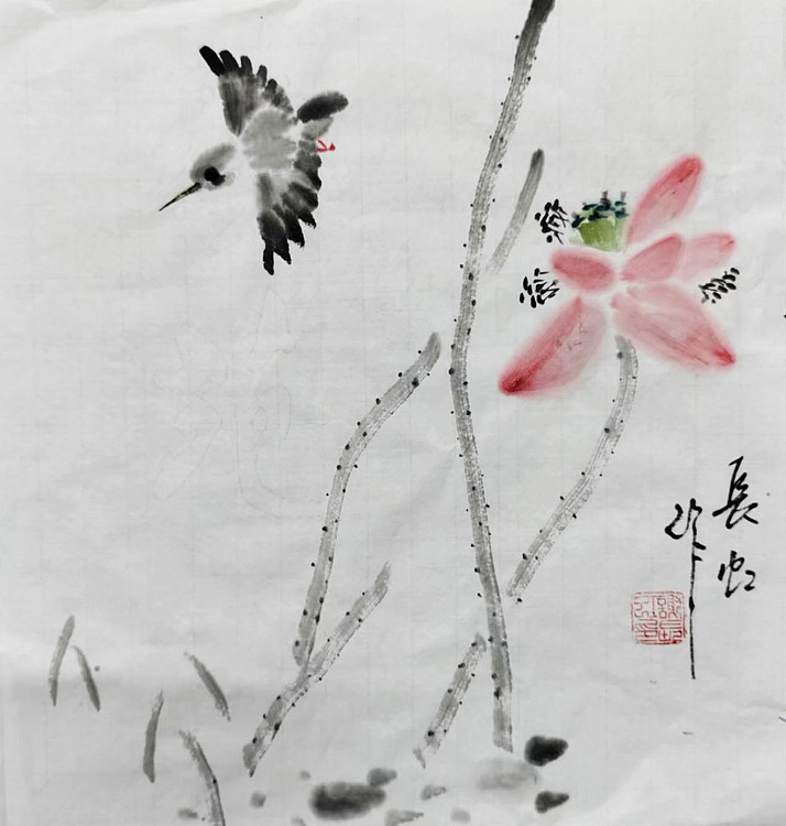 中国国画家协会理事 著名艺术家 谢长虹 花鸟画作品