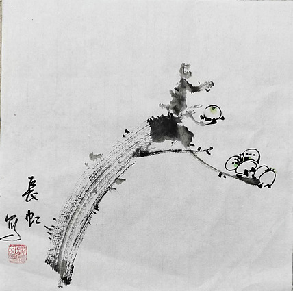 中国国画家协会理事 著名艺术家 谢长虹 花鸟画作品