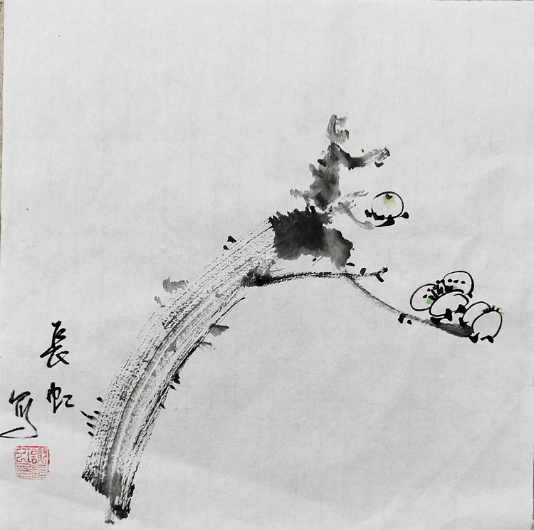 中国国画家协会理事 著名艺术家 谢长虹 花鸟画作品