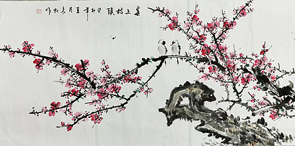 中国国画家协会理事 著名艺术家 谢长虹 花鸟画作品