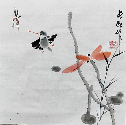 中国国画家协会理事 著名艺术家 谢长虹 花鸟画作品