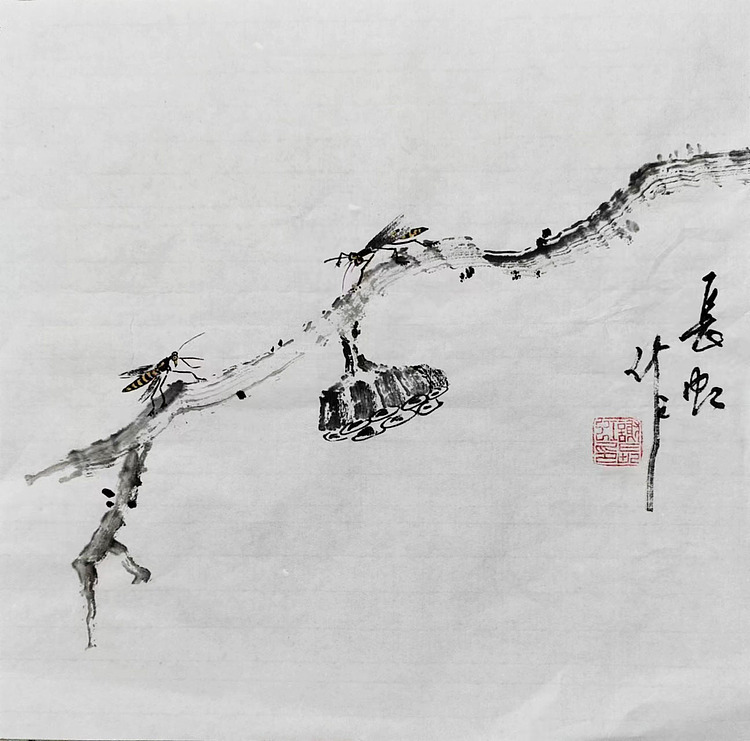 中国国画家协会理事 著名艺术家 谢长虹 花鸟画作品