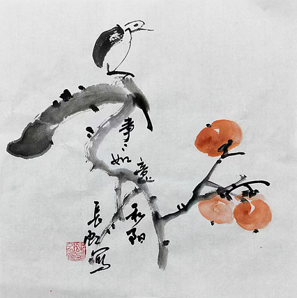中国国画家协会理事 著名艺术家 谢长虹 花鸟画作品