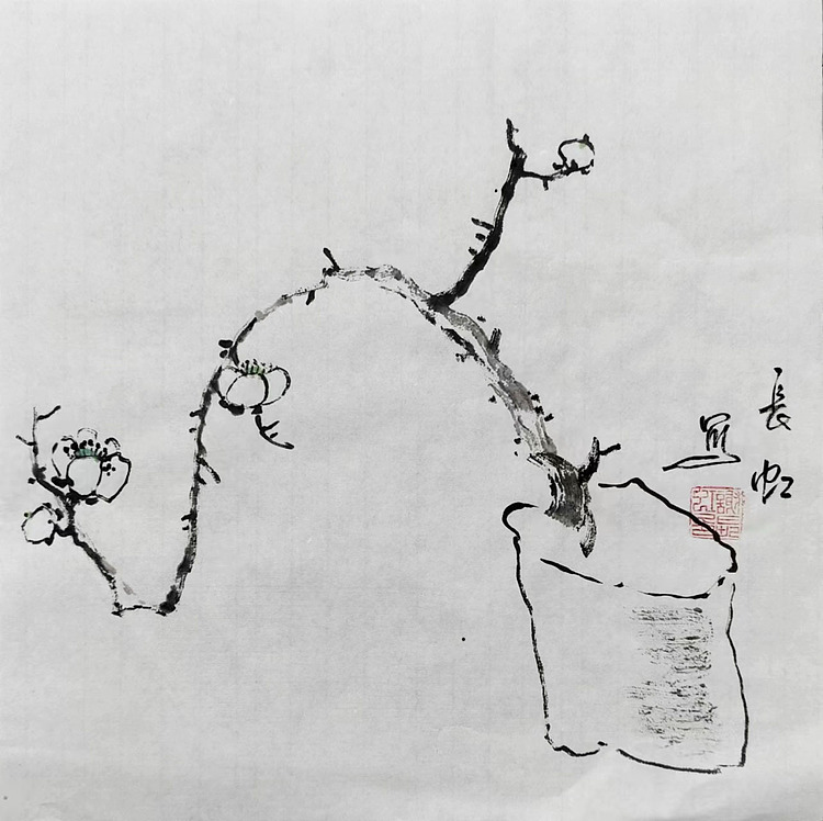 中国国画家协会理事 著名艺术家 谢长虹 花鸟画作品