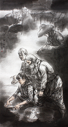 中央美院获硕士 美协会员 孙峰