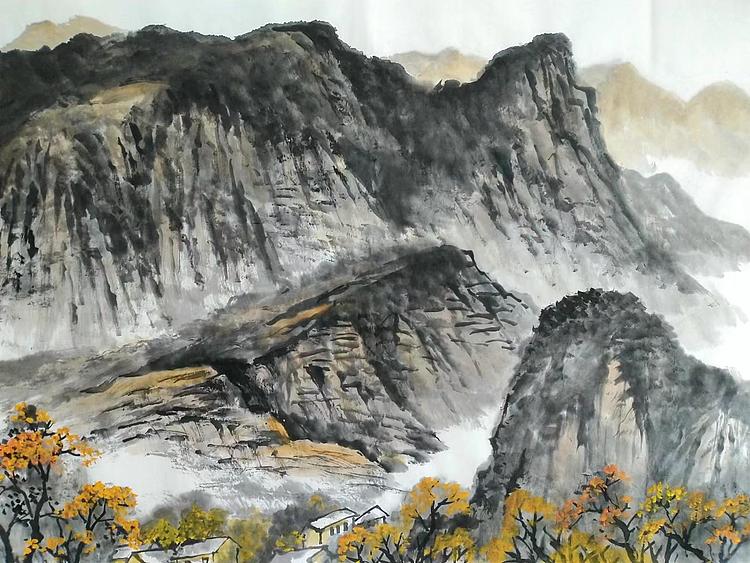 职业书画家 于恩沛 燕山秋色