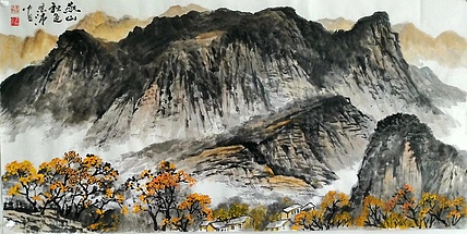 职业书画家 于恩沛 燕山秋色